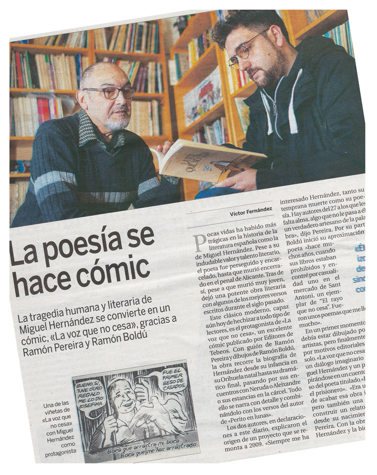 La voz que no cesa de Ramón Boldú y Ramón Pereira