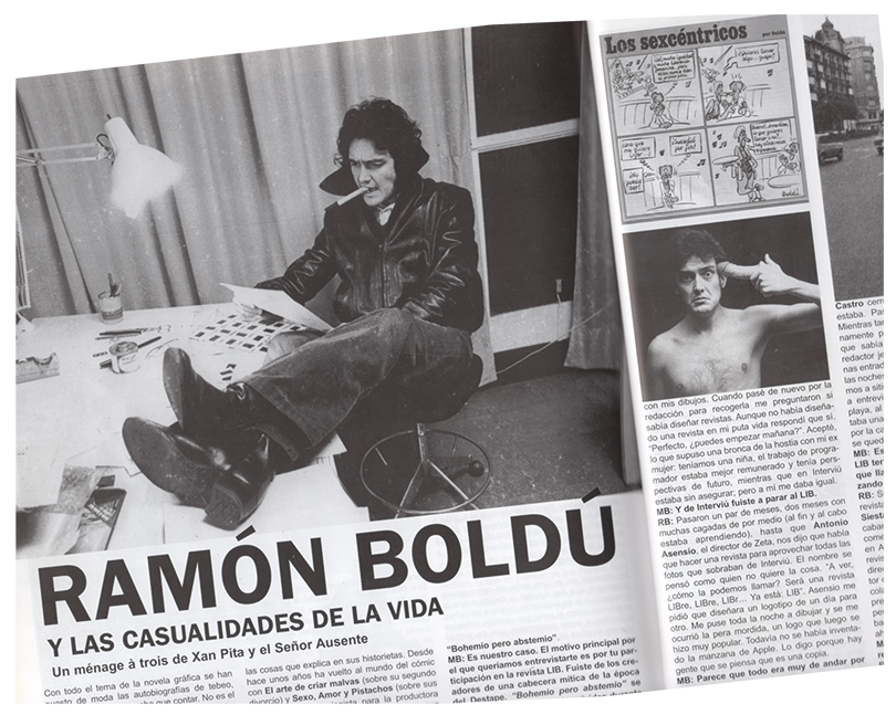 Ramón Boldú en Revista Mondo Brutto